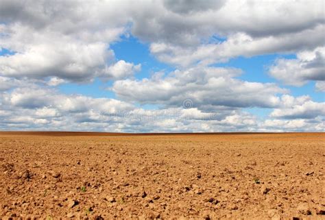 Empty Land Under Cloudy Sky Stock Image - Image of cloudscape, scene: 25156769