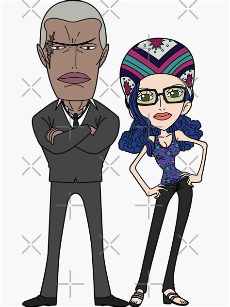 "Mr 1 and Miss Doublefinger" Sticker for Sale by jimjimfuria | Redbubble