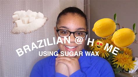 *EASY* Sugar Wax Tutorial | Brazilian Wax @ Home - YouTube