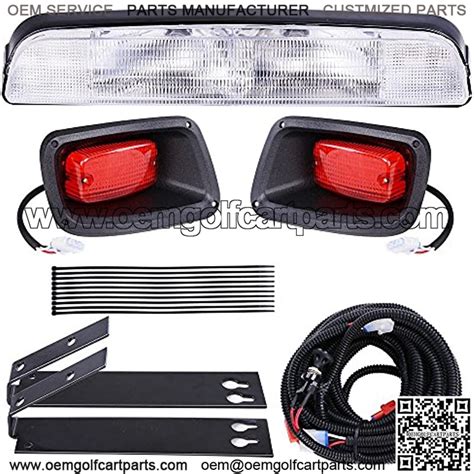 Golf Cart LED Taillight Halogen Headlight Kit Outdoor Sport Light Golf ...