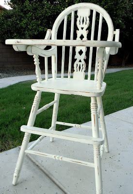Little Bit of Paint: Refinished Antique High Chair | Antique high chair, Painted high chairs ...