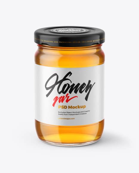 Honey Jar Mockup - Free Download Images High Quality PNG, JPG - 56347