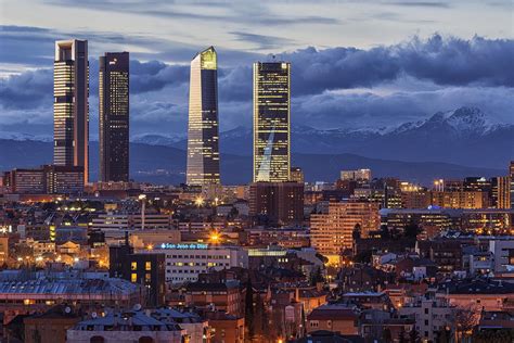 Madrid Skyline : Cityscapes Madrid Skyline Stock Picture I3575298 At ...