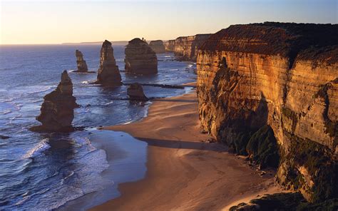 Australia Beach Rocks HD wallpaper