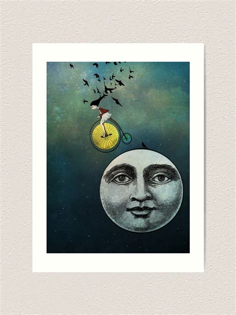 "Over the moon" Art Print by theArtoflOve | Redbubble