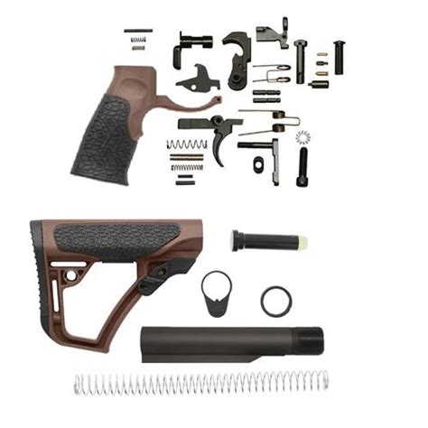 Daniel Defense AR 15 Lower Build Kit - Brown