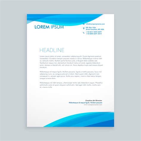 letterhead brochure design template vector design illustration - Download Free Vector Art, Stock ...