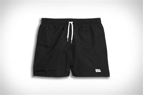 Bather Solid Black Swim Trunks | Uncrate