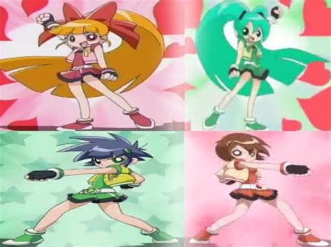 PPGZ x Vocaloid Blossom, Buttercup, Miku & Meiko Transformation ...