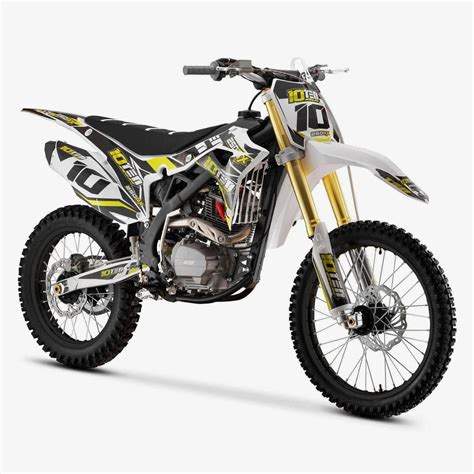 10Ten 250RX Dirt Bike - Full size adult dirt bike 21" Front / 18" Rear ...