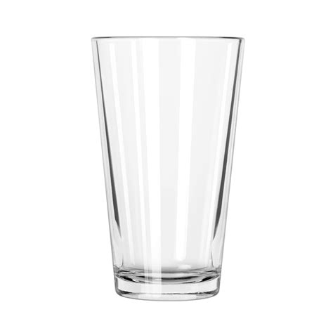 Libbey 1639HT 16 oz Pint Glass / Mixing Glass - DuraTuff Treated