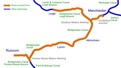 Bridgewater Canal Maps – Waterway Routes