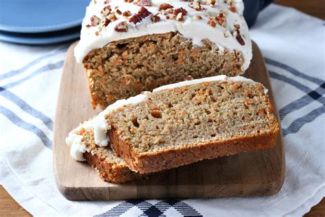 Zucchini Carrot Cake Bread (with Cream Cheese Frosting!) - A Kitchen Addiction