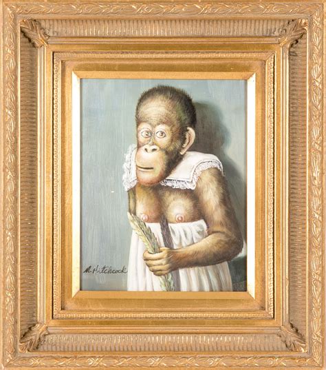 Chimpanzee portrait | Artwork, Art, Estate sale finds