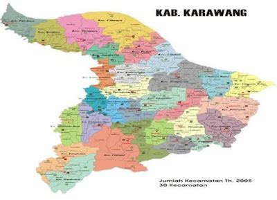 NAMA-NAMA KECAMATAN DI KARAWANG