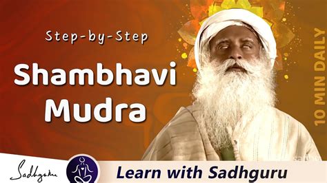 5 Min Guided - Shambhavi Mahamudra by Sadhguru | Satya Seeker - YouTube