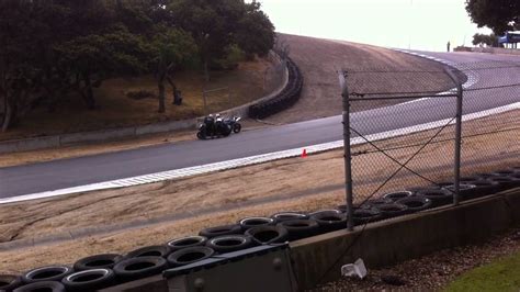 Laguna Seca Corkscrew Crash - YouTube