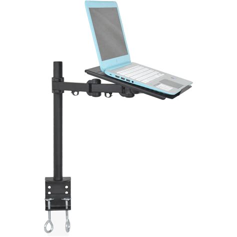 Single Laptop / Notebook Desk Mount / Stand Fully Adjustable Extension ...