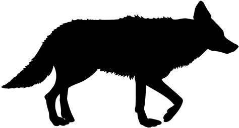 Coyote Silhouette | Free vector silhouettes