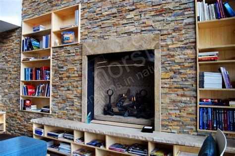 Rock Panel Gallery - Interiors | Stone fireplace designs, Stone panels ...