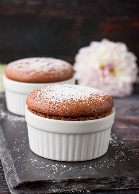 Best Chocolate Souffle Recipe (foolproof method) - Little Sweet Baker