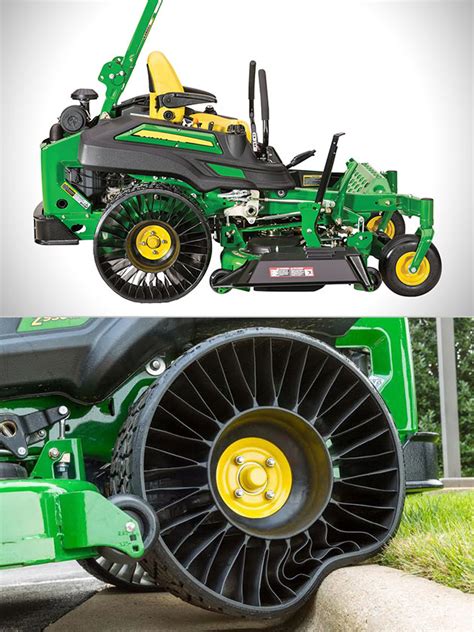 John Deere ZTrak 900 Mower Comes Equipped with Futuristic Airless Michelin Tweel Tires - TechEBlog