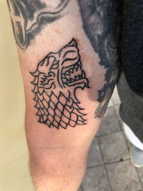 [no spoilers] house stark sigil tattoo that I just had done today. : r ...