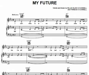 Billie Eilish - My Future Free Sheet Music PDF for Piano | The Piano Notes