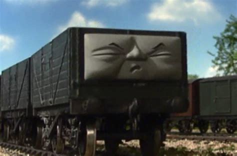 How does this troublesome truck have Toad’s face 😂😂 : r/thomasthetankengine