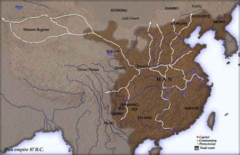 The Han imperial dynasty spanned 2.51 million square miles at its peak ...