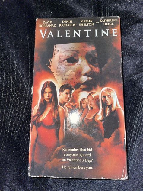 Valentine VHS 2001 David Boreanaz, Denise Richards, Katherine Heigl VTG ...