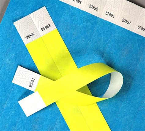 Bulk Wristbands for Events - Crowd Control Paper Bracelets