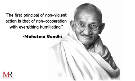 Best Non Violence Quotes For International Non-Violence Day | MR