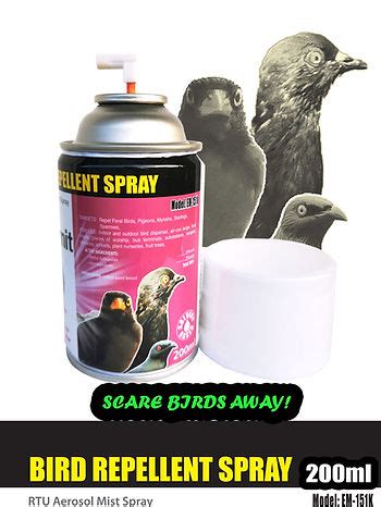 EMIT BIRD REPELLENT SPRAY | Emit Technology