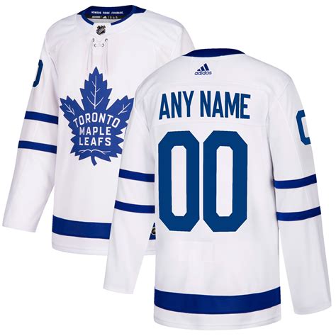 Men's Toronto Maple Leafs adidas White Authentic Pro - Custom Jersey