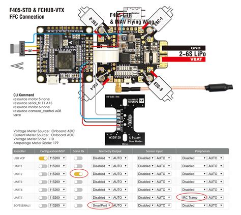 Matek System F405-STD STM32F405 Flight Controller