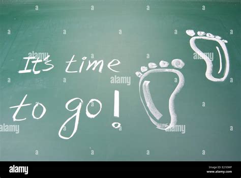 It is time to go Stock Photo - Alamy