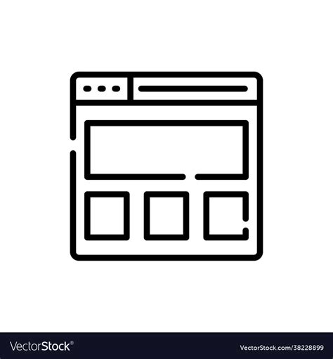 Front end style Royalty Free Vector Image - VectorStock