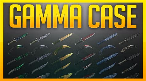 CSGO GAMMA CASE KNIFE, WEAPON SHOWCASE / CSGO NEW GAMME CASE ITEMS! - YouTube