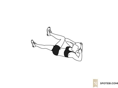 Bicycle Crunches | Illustrated Exercise Guide