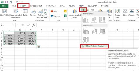 Excel clustered column chart - Access-Excel.Tips