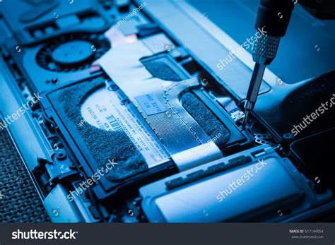 Computer Laptop Repair Hard Drive Stock Photo (Edit Now) 517144054