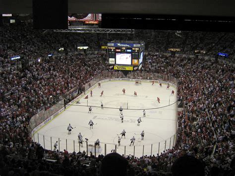 View of the Joe Louis Arena's ice. | Joe louis arena, Joe louis, The joe