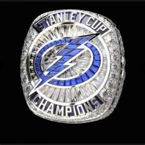 NHL 2021 Tampa Bay Lightning Stanley Cup Championship Replica Ring