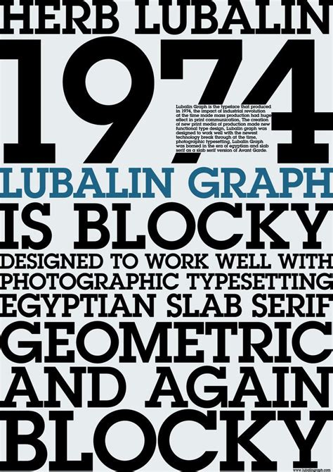 ITC Lubalin Graph Std by Ed Benguiat and Herb Lubalin | typographie ...