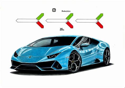 Lamborghini Huracan Evo fine art | COPIC AWARD 2020 OFFICIAL WEB SITE