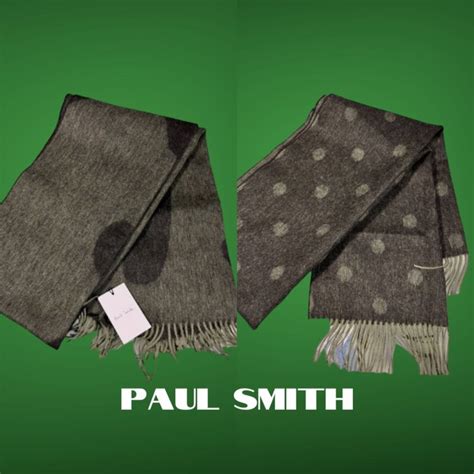 Paul Smith Black Label - Paul smith Paul’s large logo wool cashmere scarf - Scarf - Catawiki