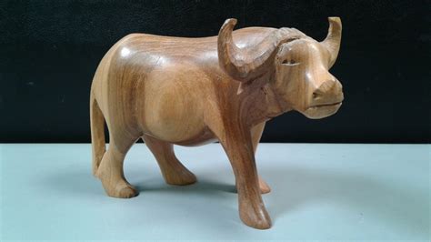 Lot Detail - Wood Carved African Animals