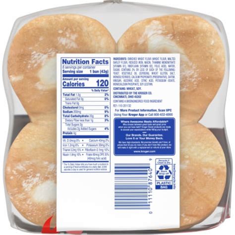 Kroger® White Hamburger Buns, 8 ct / 12 oz - Pick ‘n Save