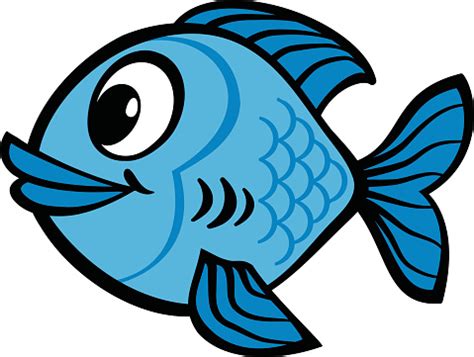 Cartoon Fish Stock Illustration - Download Image Now - iStock